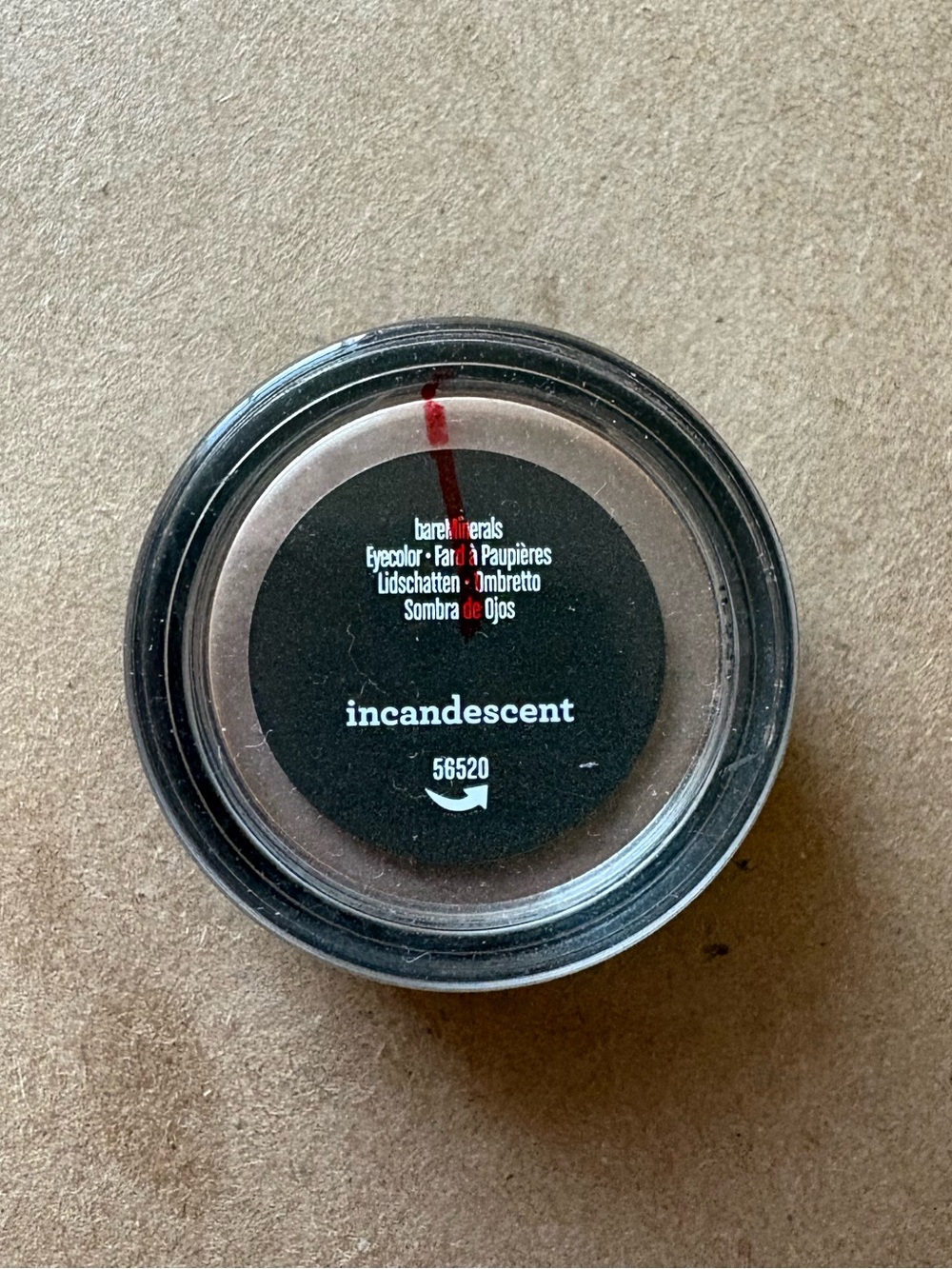 bareMinerals “Incandescent” Champagne Eyeshadow Pot
